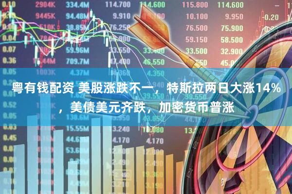粤有钱配资 美股涨跌不一，特斯拉两日大涨14%，美债美元齐跌，加密货币普涨