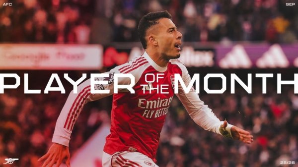 盛金缘证券 5场2球1助，马丁内利当选阿森纳9月最佳球员